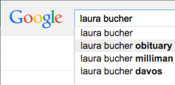 Laura Bucher Google Suche Name